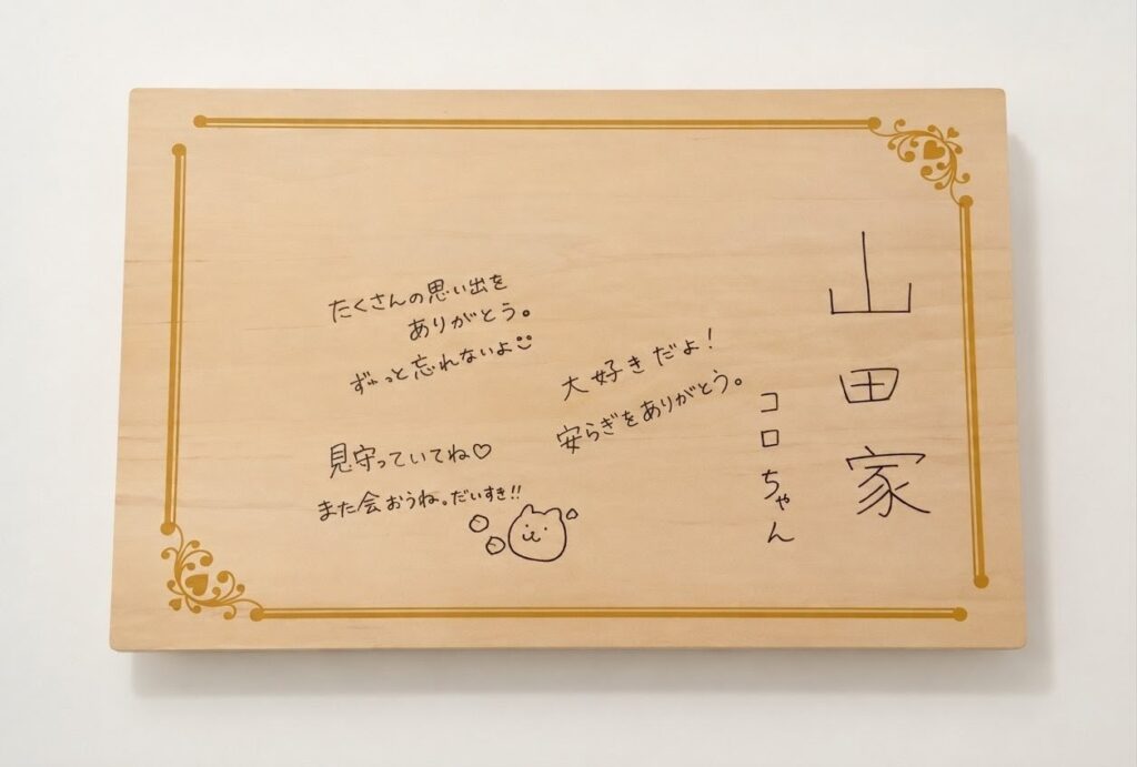 総桐棺プレート