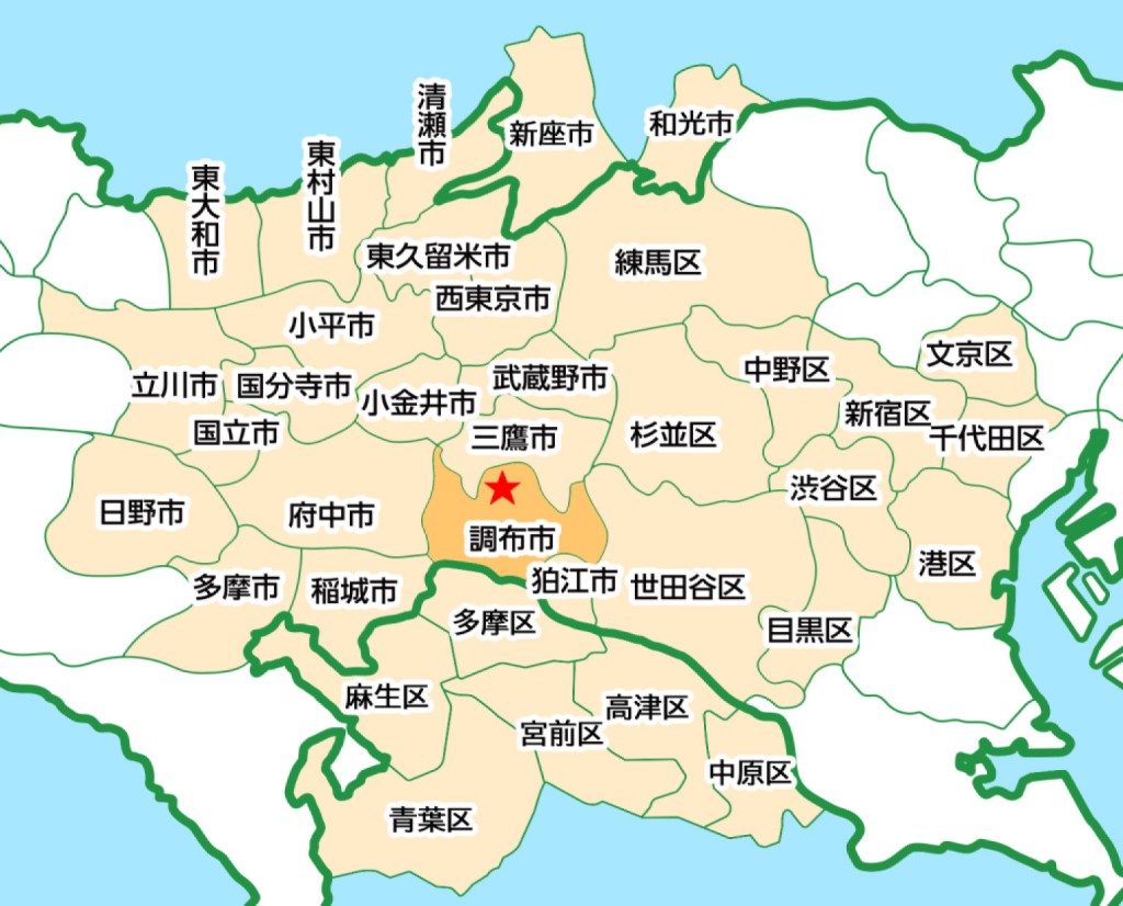 深大寺動物霊園のペット火葬・無料送迎対応エリア（東京都/埼玉南部/神奈川北部）